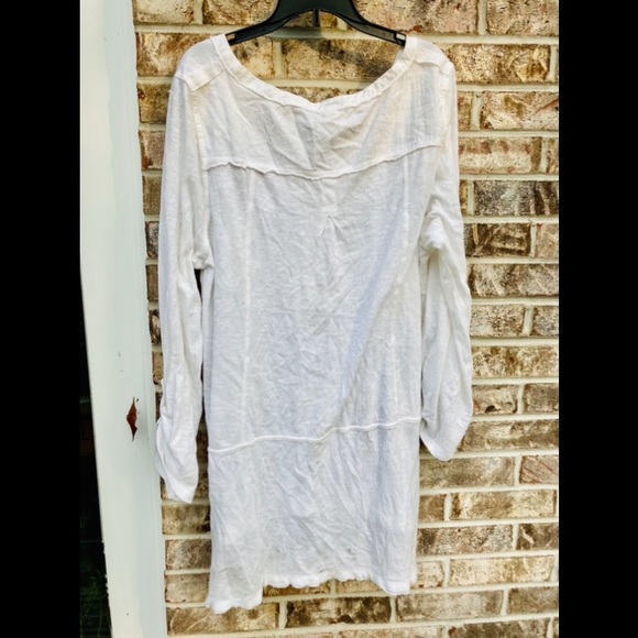 We The Free Free People White Tunic Shirt - Picture 5 of 5